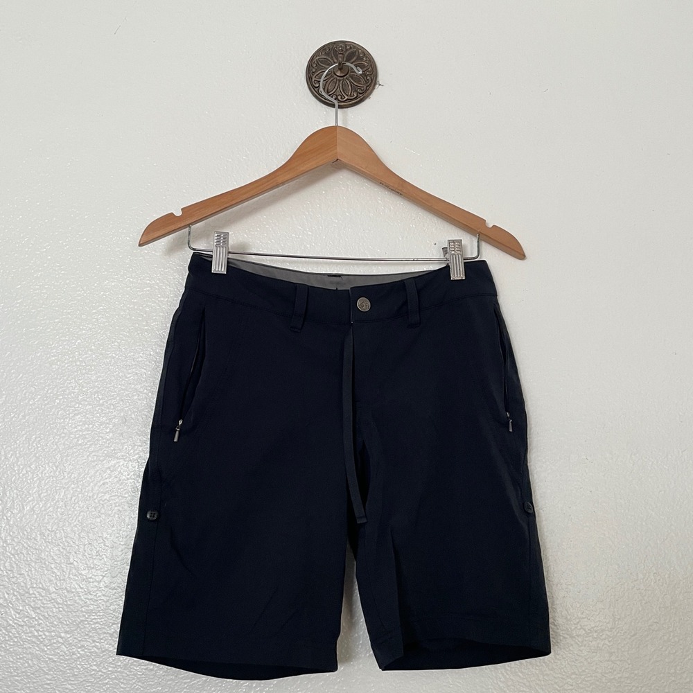 REI Co-op Women Black Sahara Hiking‎ Shorts Size 0 Technical Trail Utility